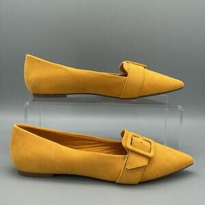 NEW Journee Women’s Audrey Ballet Flats Yellow Size 8.5